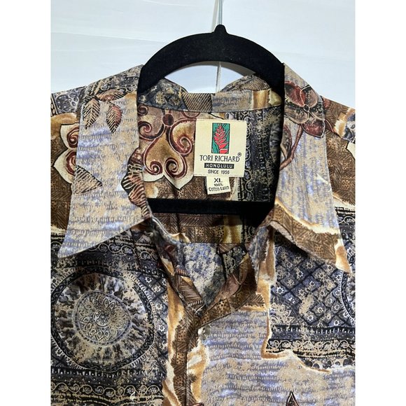 Tori Richard Short Sleeve Button Up Shirt - Size XL - Picture 2 of 4